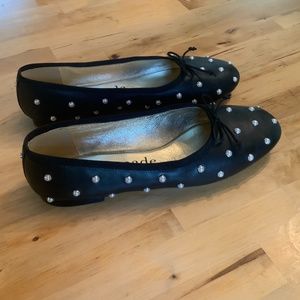 Pearl studded Kate Spade Ballet Flats size 8